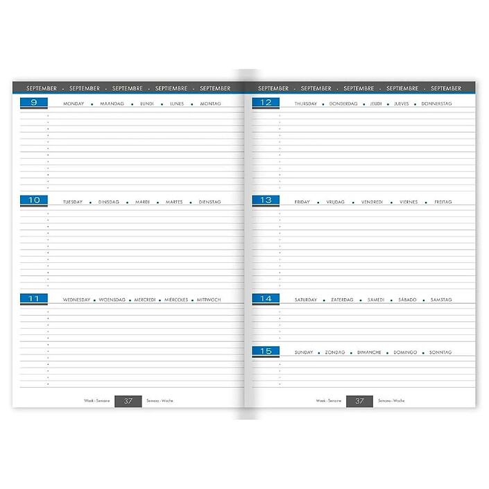 Avis CLAIREFONTAINE Agenda Scolaire When 21, 21x29,7 112p semaine sur 2 pages