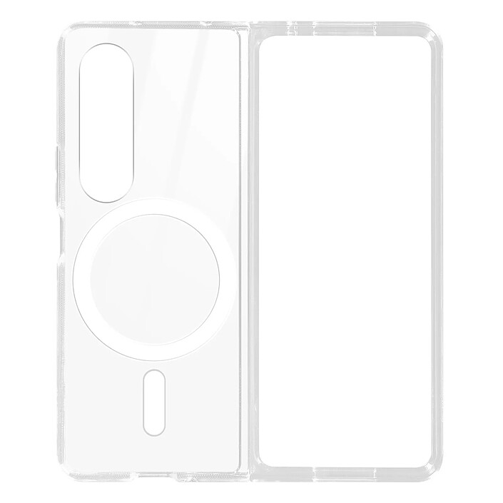 Avizar Coque MagSafe pour Samsung Galaxy Z Fold 4 Rigide série Crystal Mag Transparent