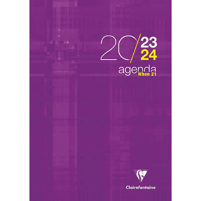 Acheter CLAIREFONTAINE Agenda Scolaire When 21, 21x29,7 112p semaine sur 2 pages