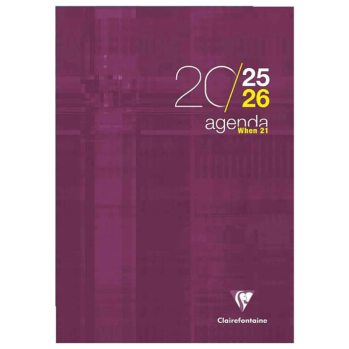 CLAIREFONTAINE Agenda Scolaire When 21, 21x29,7 112p semaine sur 2 pages
