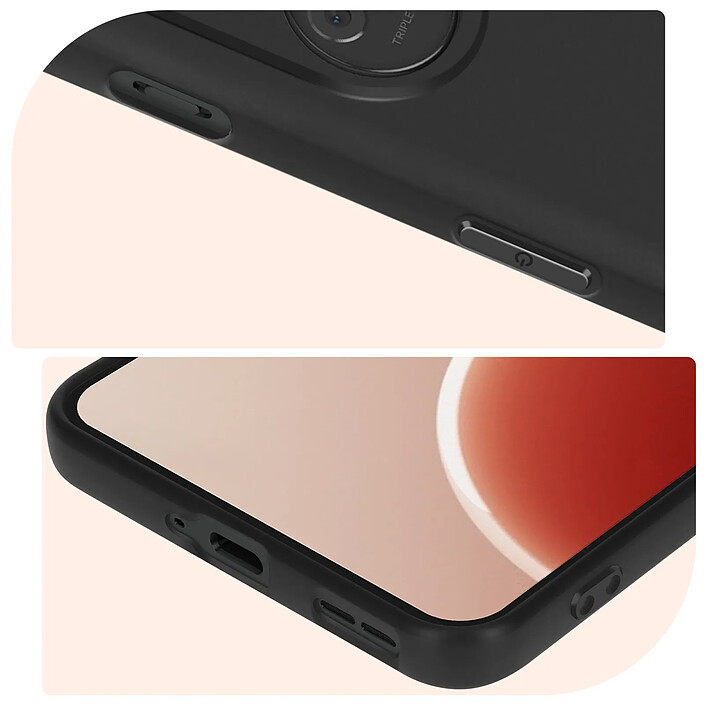 Acheter Avizar Coque pour OnePlus Nord 3 5G Silicone Soft Touch Mate Noir