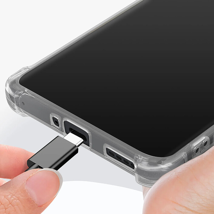 Avizar Coque pour Realme 11 Pro et 11 Pro Plus Antichoc Souple Classic Bump Transparent pas cher