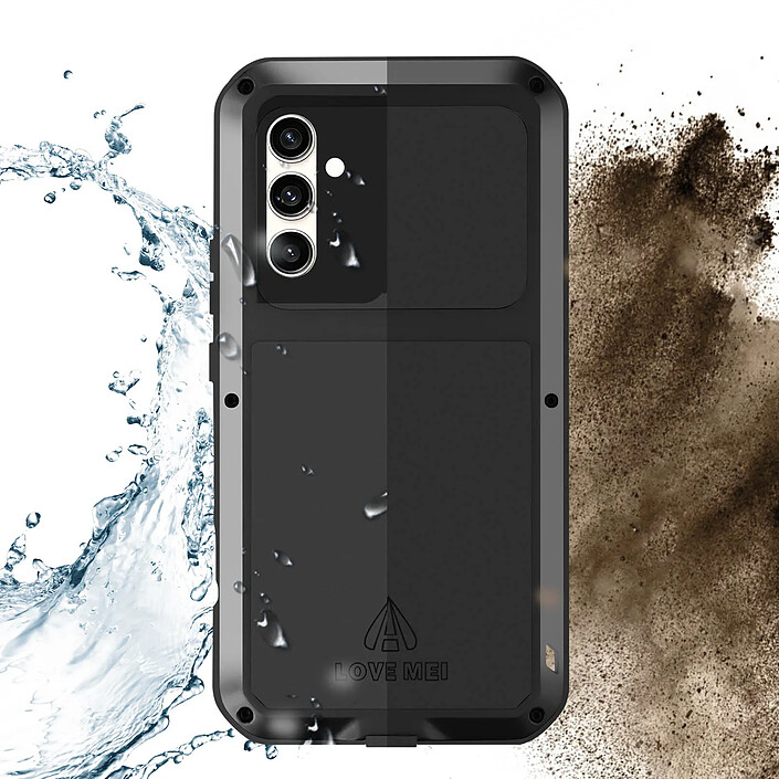 Acheter Love Mei Coque Love Mei pour Samsung S23 Intégrale Antichoc Antichute Etanche Noir