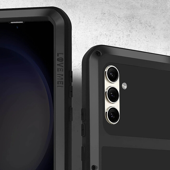 Avis Love Mei Coque Love Mei pour Samsung S23 Intégrale Antichoc Antichute Etanche Noir