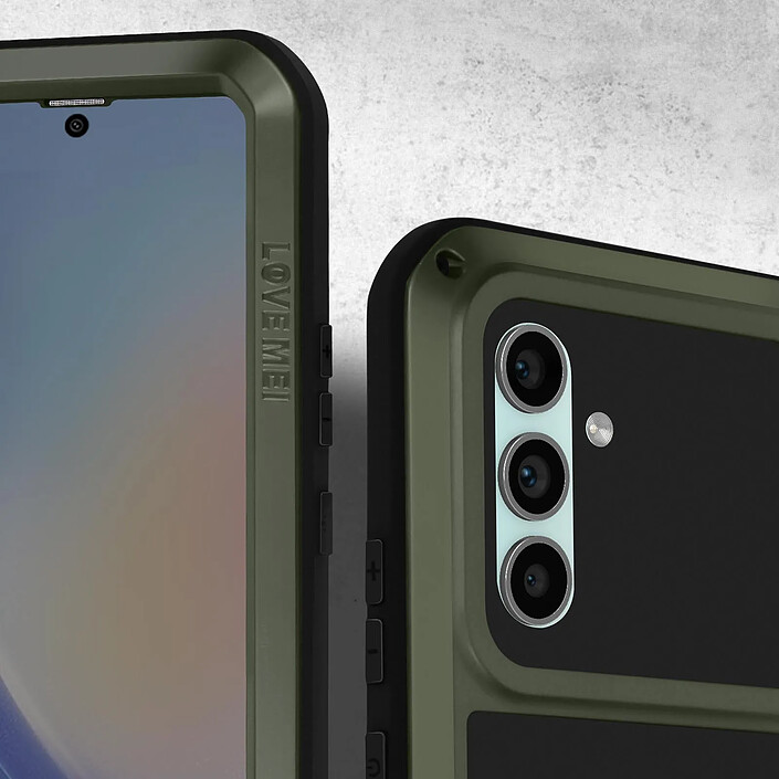 Avis Love Mei Coque pour Samsung Galaxy A54 5G Intégrale Antichoc Antichute Etanche Kaki