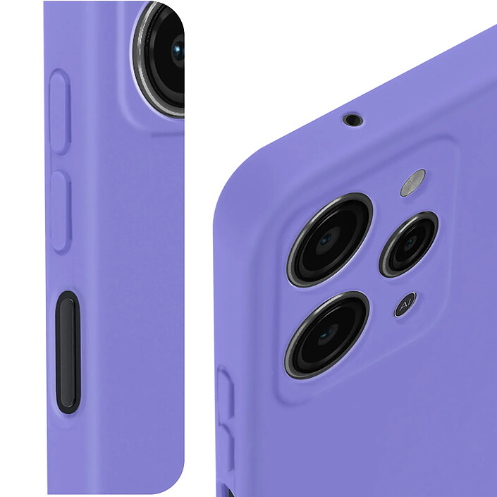 Avizar Coque pour Xiaomi Redmi 12 Semi-rigide Soft-touch Fast Cover Violet pas cher