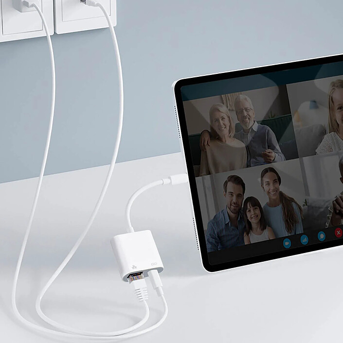 Acheter Avizar Adaptateur Lightning vers Ethernet + Lightning Charge Connexion Internet