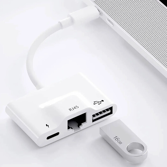 Avis Avizar Adaptateur USB-C vers Ethernet / USB / USB-C Compact Plug and Play
