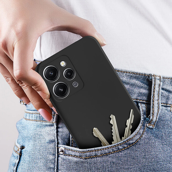 Acheter Avizar Coque pour Xiaomi Redmi 12 Semi-rigide Soft-touch Fast Cover Noir