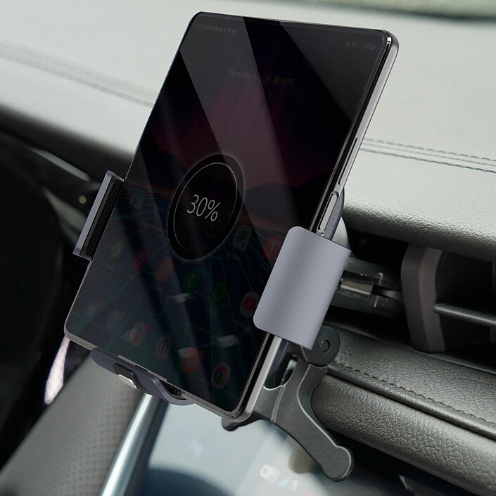 Acheter Avizar Support Voiture QI pour Smartphone Pliable type Fold (tout modèle) Argent /