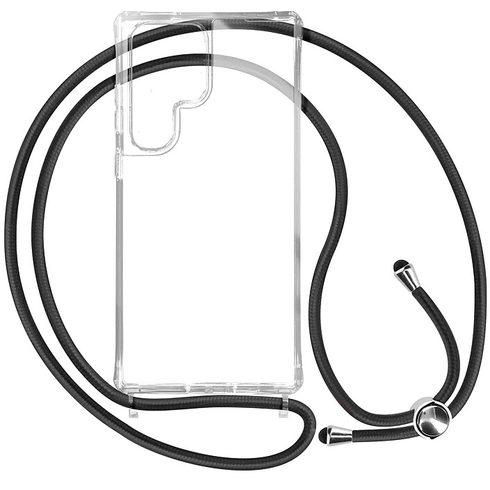 Avizar Coque Lanière pour Samsung S23 Ultra Rigide Bumper Série Corda