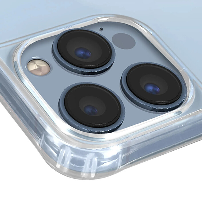 Avizar Coque Lanière pour iPhone 13 Pro Rigide Bumper Série Corda Transparent pas cher