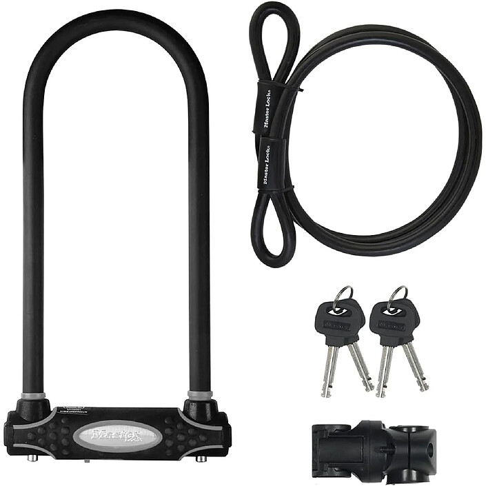 MASTER LOCK Antivol U avec Câble à Clé 8285EURDPRO