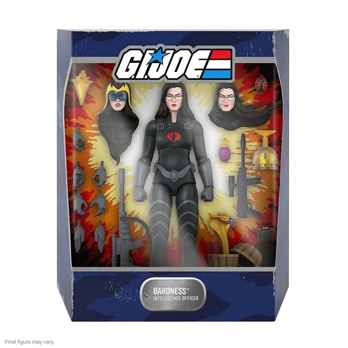 Avis G.I. Joe - Figurine Ultimates Baroness (Black Suit) 18 cm