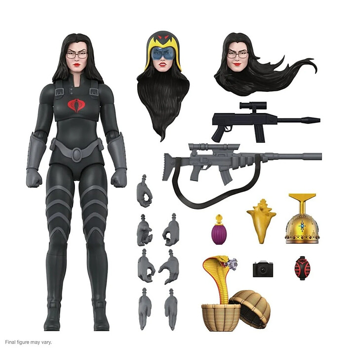 G.I. Joe - Figurine Ultimates Baroness (Black Suit) 18 cm pas cher