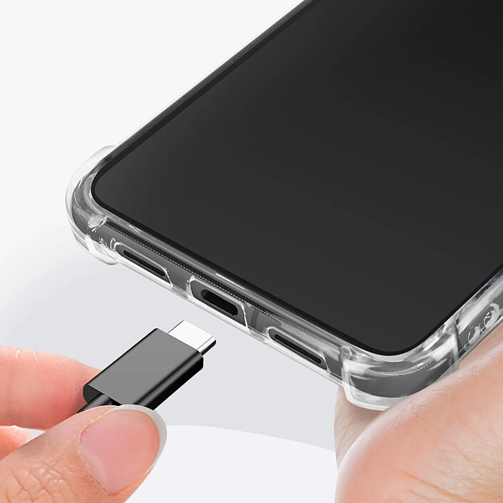 Avizar Coque pour Google Pixel 8 Pro Antichoc Souple Classic Bump Transparent pas cher