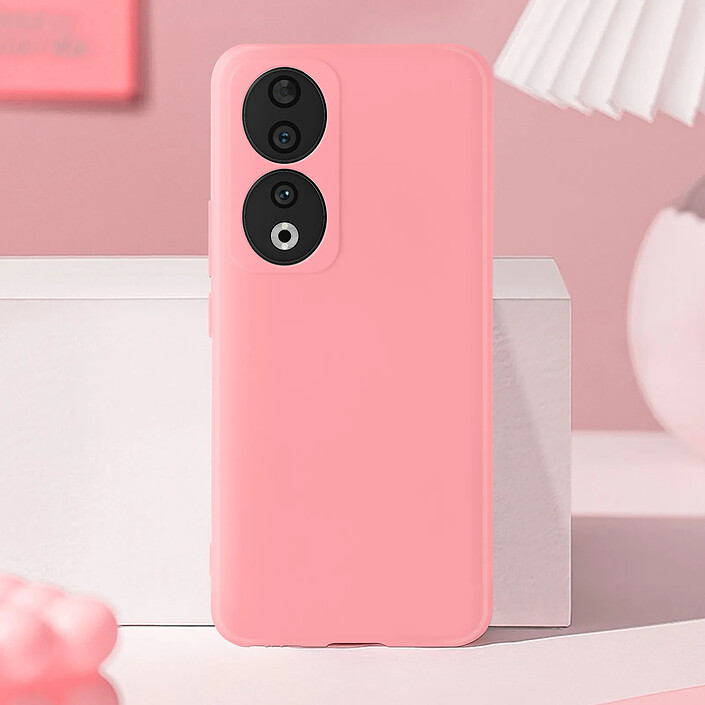 Avis Avizar Coque pour Honor 90 Semi-rigide Soft-touch Fast Cover Rose
