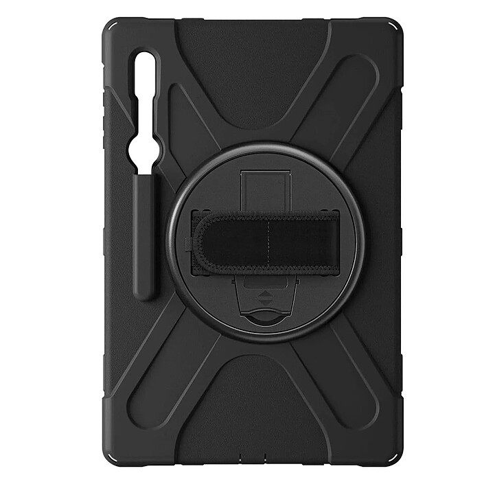 Avizar Coque pour Samsung Tab S8 Ultra / S10 Ultra et S9 Ultra Poignée Béquille Noir