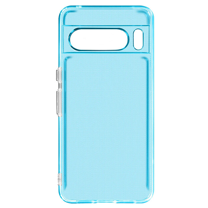 Avizar Coque pour Google Pixel 8 Pro Silicone Souple Classic Case Bleu translucide