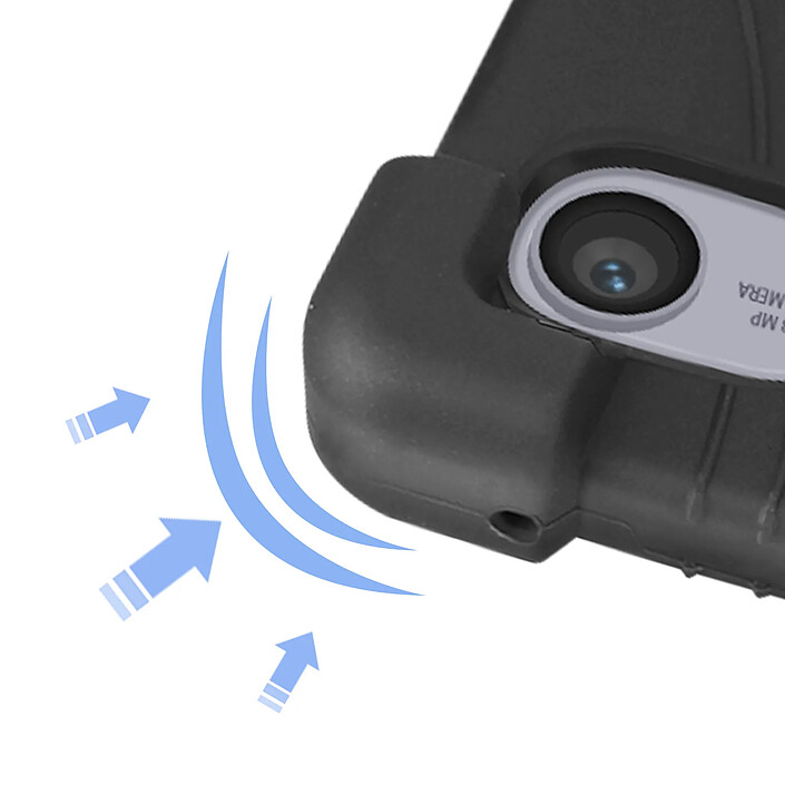 Avis Avizar Coque Béquille pour Huawei MatePad 11.5 Silicone Coins Bumper Antichoc Noir