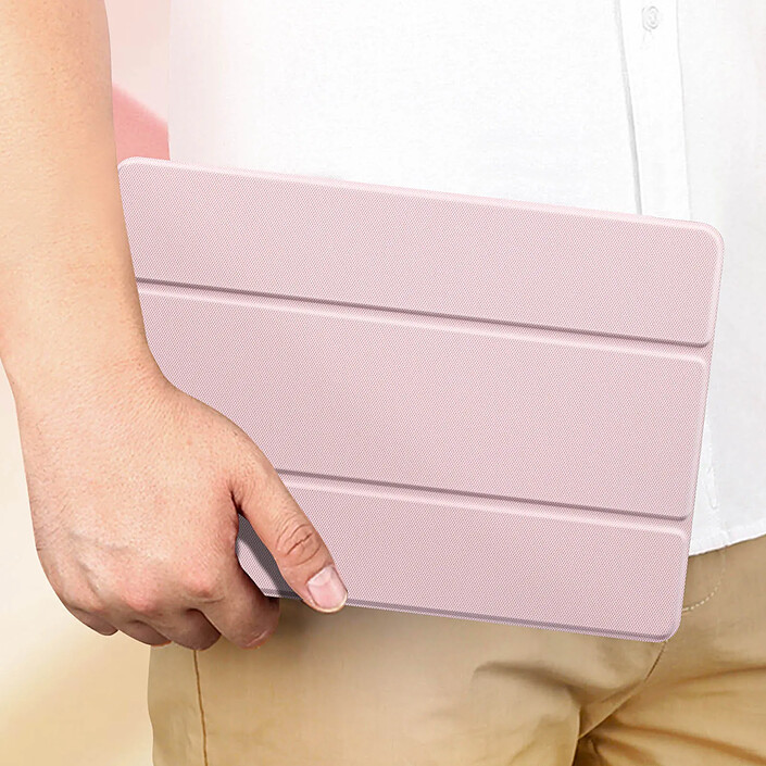 Acheter Dux Ducis Étui pour Samsung Galaxy Tab S9 FE Support Clavier Vidéo Toby Rose clair