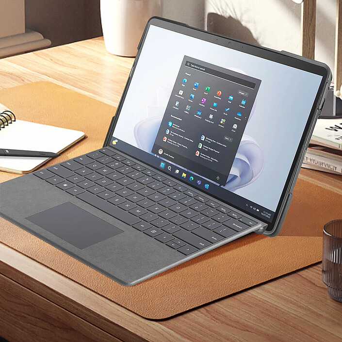 Avis Avizar Coque pour Microsoft Surface Pro 9 et Pro 11 Coins Renforcés Poignée Béquille Noir