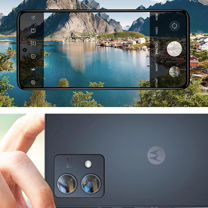 Avizar Film Caméra Motorola Moto G84 Verre Trempé 9H Anti-traces pas cher