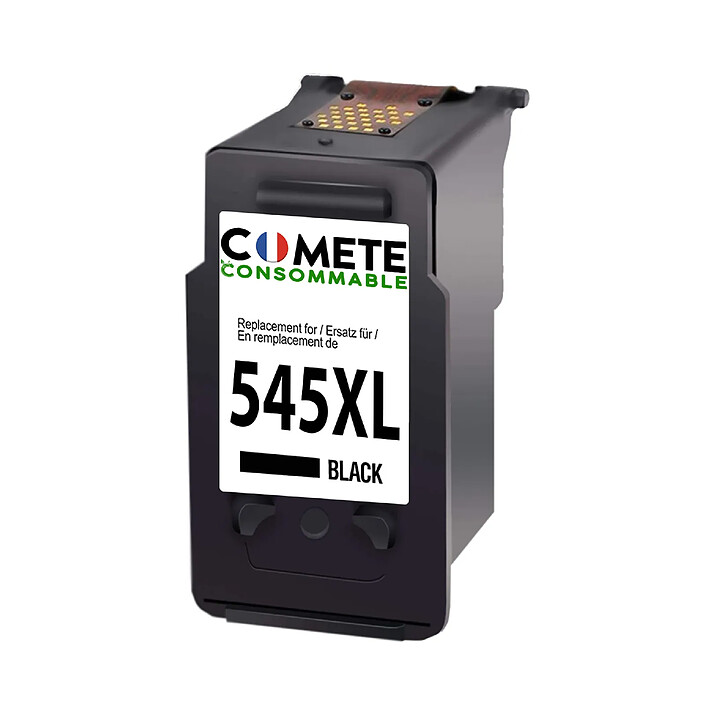 COMETE - Marque française - 545XL - 1 Cartouche d'encre Compatibles avec Canon PG-545 XL - Noir