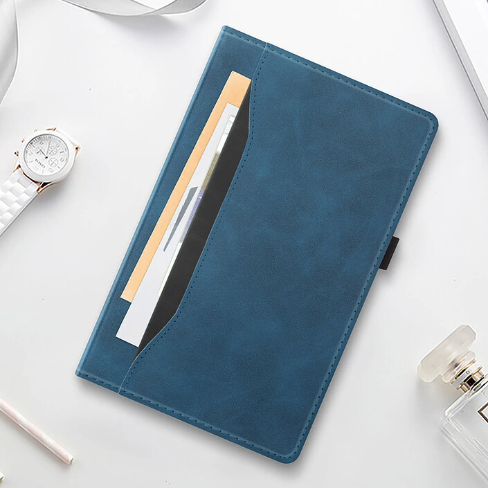 Acheter Avizar Étui pour Samsung Tab A9 Plus Clapet Multi-compartiment Support Vidéo Bleu