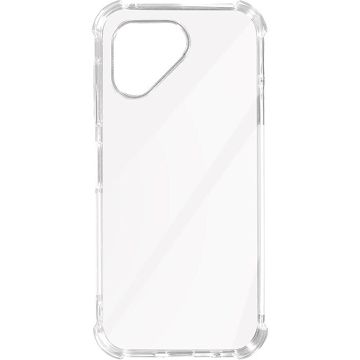 Avizar Coque pour Fairphone 5 Silicone Souple Coins Antichoc Classic Bump Transparent