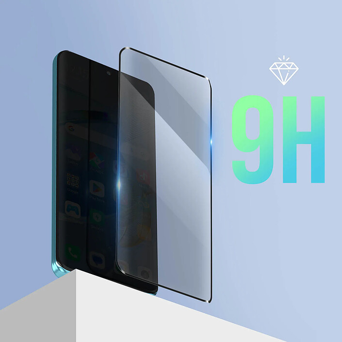 Avis Avizar Verre Trempé pour Honor 90 Adhésion totale Bord Biseauté Antichoc Noir