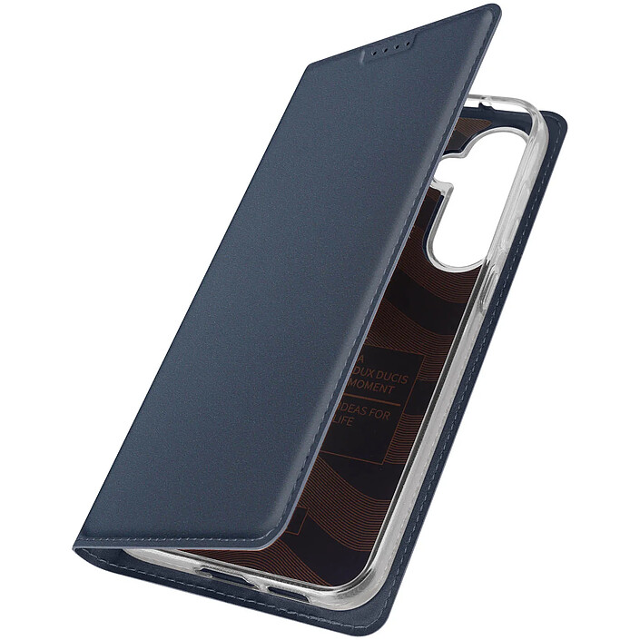Dux Ducis Étui pour Samsung Galaxy S23 FE Porte-carte Support Vidéo Bleu nuit