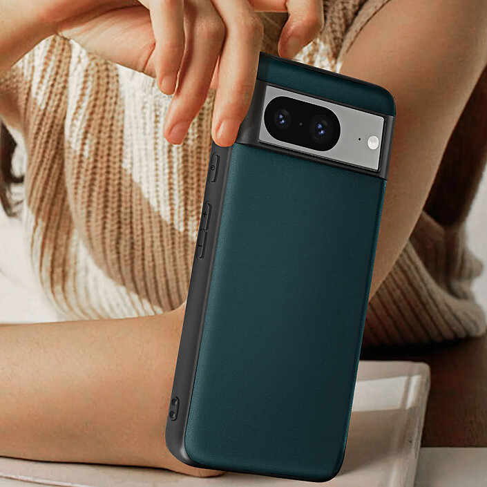 Acheter Avizar Coque pour Google Pixel 8 Cuir véritable Ultra-fine Vert