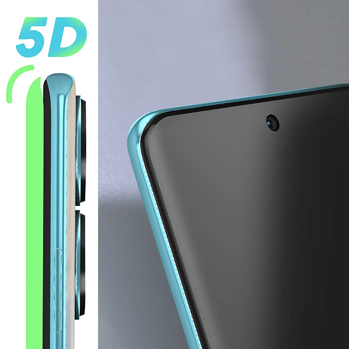 Acheter Avizar Verre Trempé pour Honor 90 Adhésion totale Bord Biseauté Antichoc Noir