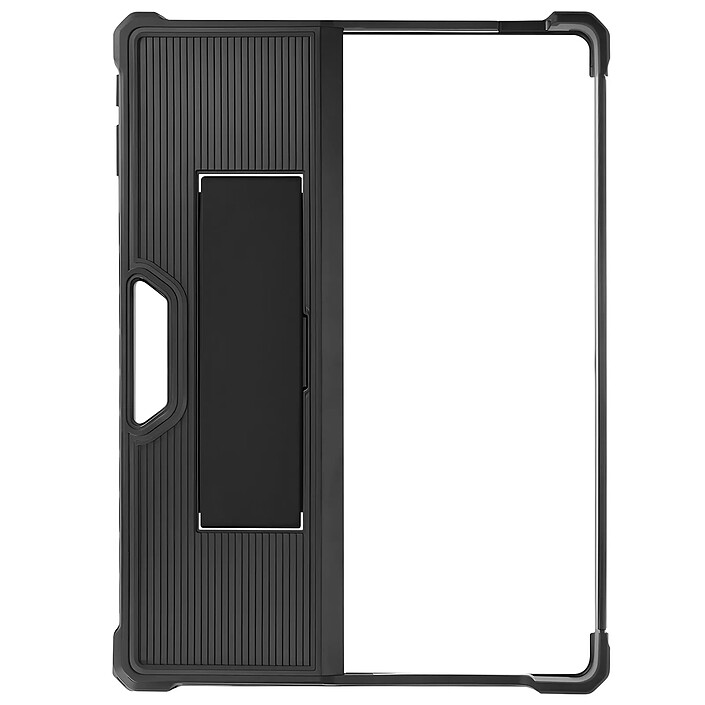 Avizar Coque pour Surface Pro 9 Silicone Bumper Poignée Bandoulière Série Handy Noir