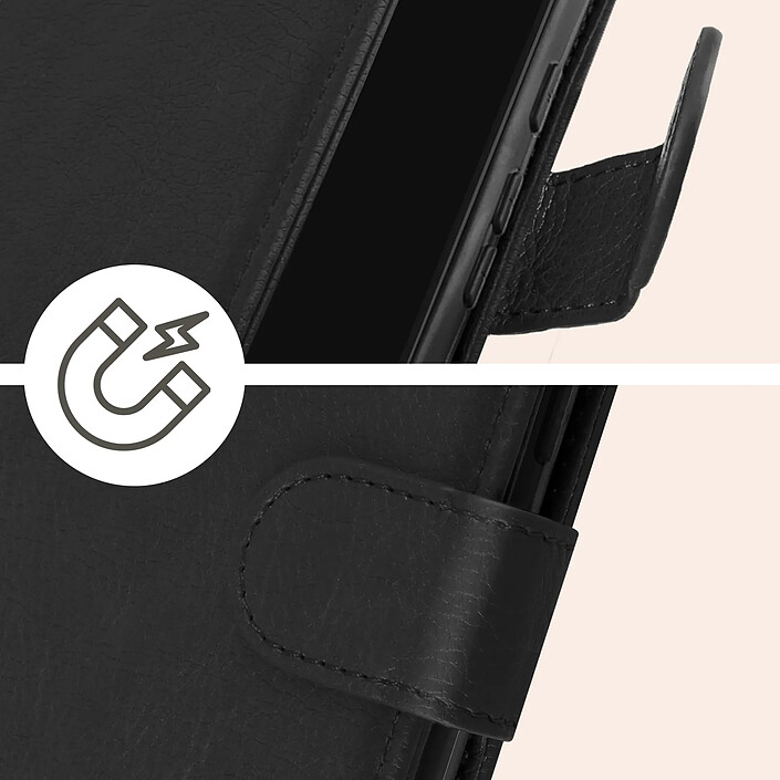 Avizar Étui pour Google Pixel 8 Pro Clapet Portefeuille Fonction Support Vidéo Noir pas cher
