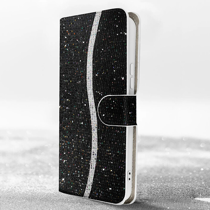 Avis Avizar Étui pour Samsung Galaxy A34 5G Pailleté Disco Portefeuille Support vidéo