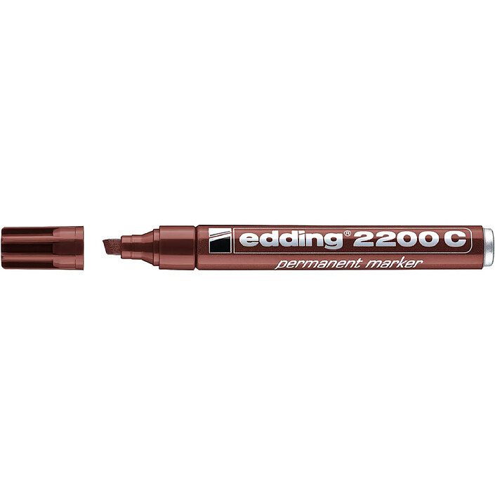 Avis EDDING Marqueur Permanent 2200C Corps Aluminium Marron 1-5 mm x 10
