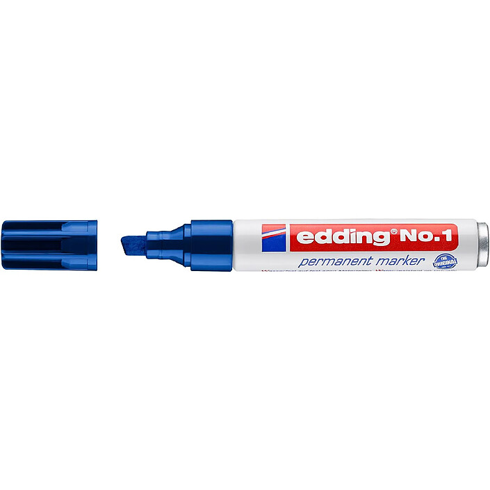 EDDING Marqueur Permanent N°1 Bleu 1-5 mm x 10