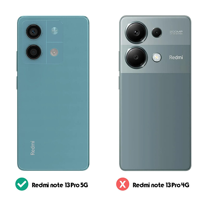 Acheter Avizar Coque pour Xiaomi Redmi Note 13 Pro Anneau Support Ring Collection Bleu