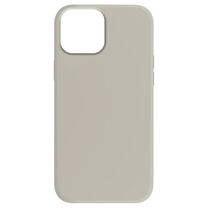 Moxie Coque pour iPhone 15 Plus Semi-rigide Intérieur Microfibre Gris Clair