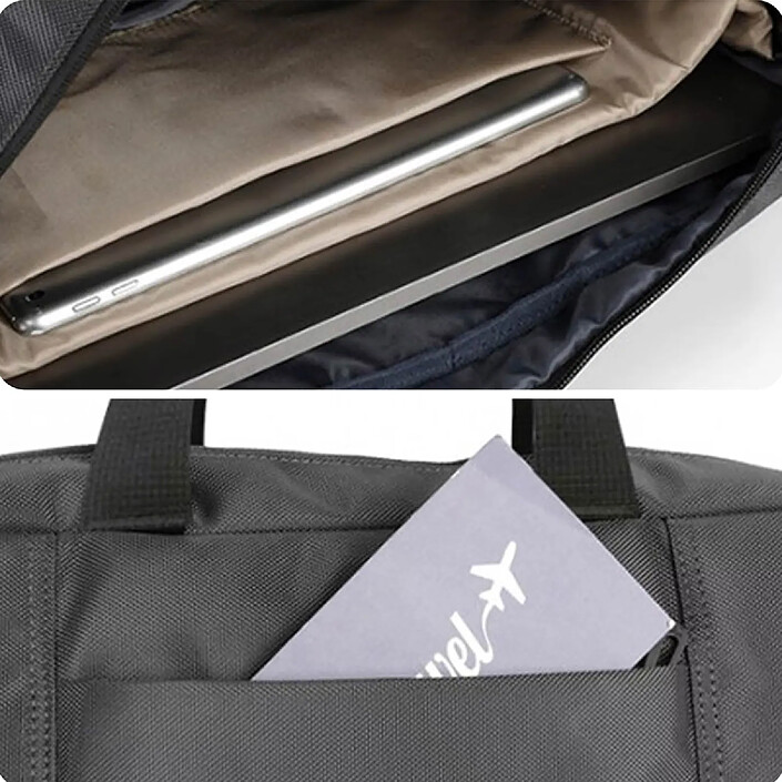 Avis Moxie Sacoche pour Ordinateur Portable Jusqu'à 13-14 Pouces avec Poches Noir