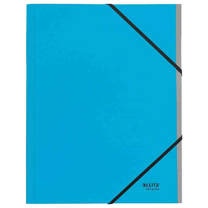 LEITZ Chemise de tri en carton 6 positions A4 recycle 100% bleu