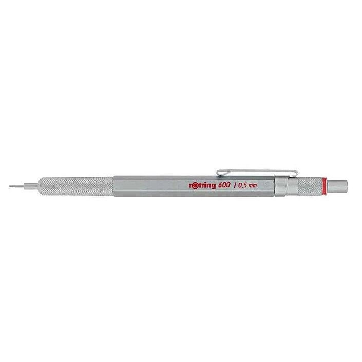 ROTRING Porte-mine 600, 0,5 mm, argent