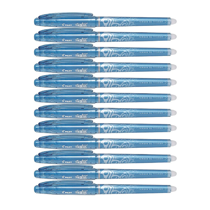 PILOT Stylo roller Effaçable FriXion Point 0,5 Turquoise x 12