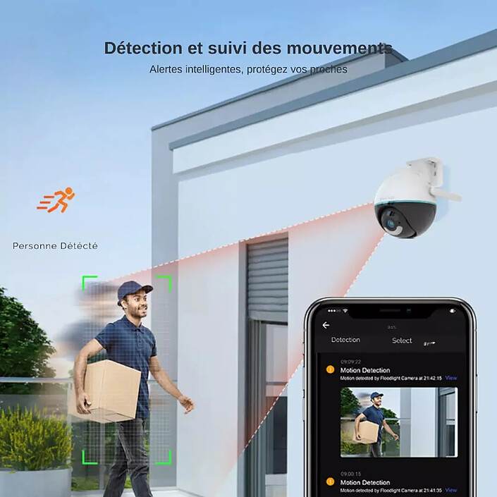 Avis Daewoo - Caméra de surveillance extérieure rotative EP506 - Wifi - Alimentation électrique ou PoE
