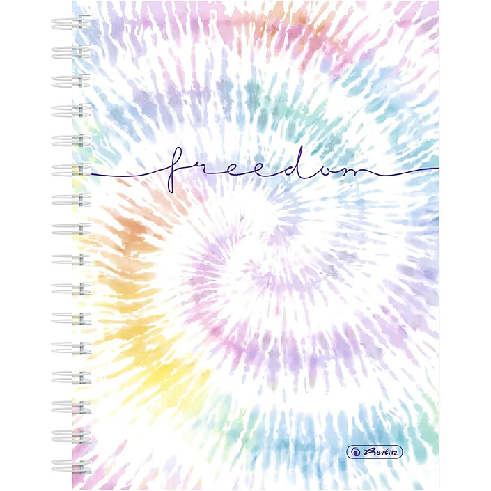HERLITZ Cahier à spirales New Batik 'Freedom', A5