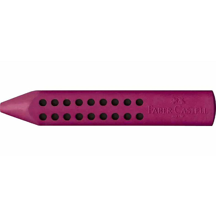 FABER-CASTELL Lot de 10 Gommes en platique Rouge/Bleue
