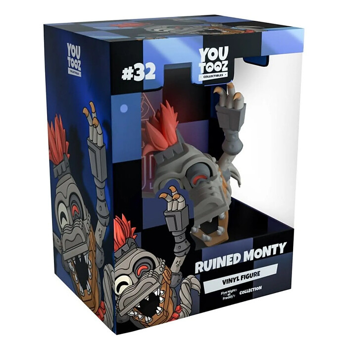 Five Nights at Freddy's - Figurine Ruined Monty 11 cm pas cher
