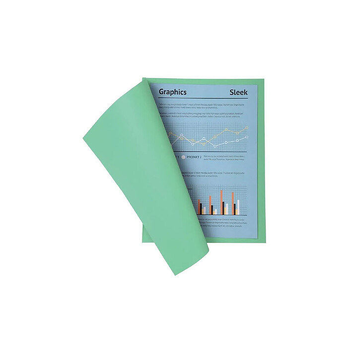 Acheter EXACOMPTA Paquet 100 chemises SUPER 210g 24x32cm Vert Pastel x 5